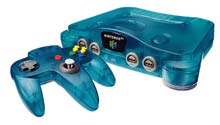 Nintendo 64 System - Ice Blue Screenshot 1